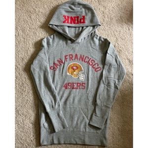 SOLD- VS Pink San Francisco 49ers Hooded Sweater